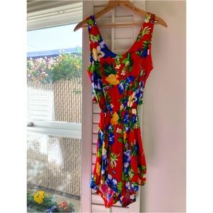 Vintage Hawaiian romper mareka Rarotonga Cook